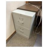 HON 2-Drawer Metal Filing Cabinet, Legal Size
