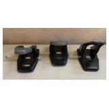 Set of Three Heavy-Duty Hole Punchers