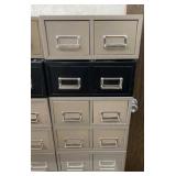 Vintage Steelmaster Index Card File Units 5-pc