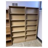 Vintage Industrial 76' Wood Storage Shelving