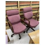 Pair of Vintage Executive Office Chairs