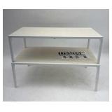 2-Pc Metal and Plastic Shelf Organizer Set