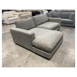 Modern Gray Sectional Sofa with Chaise Lounge
