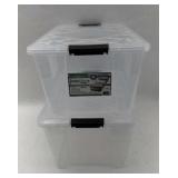 2-Pc Greenmade InstaView 45-Quart Storage Tote Set