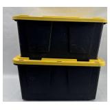 2-Pc Greenmade 27-Gallon Storage Tote Set