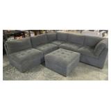 Modular Sectional w/ Storage Ottoman, 6pc