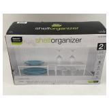Smart Design 2-Piece Kitchen Shelf Organizer Set