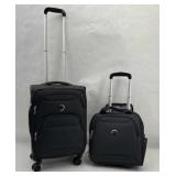 Delsey 2-Piece Spinner Luggage Set - Black