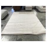 Calvin Klein Modern Area Rug in Ivory, 8x10 ft