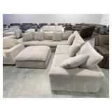 Contemporary 6-Piece Modular Sectional in Gray