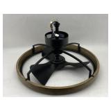 MCM Style 28' Wood Look Metal Ceiling Fan