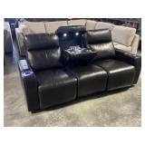 Power Reclining Theater Sofa with LED Console