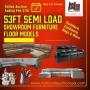 53ft Semi Truck Loaded With Showroom Furniture