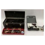 Craftsman Toolbox with Plumbing Supplies and Weller Soldering Gun