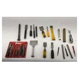 Mixed Lot of Chisels and Punches