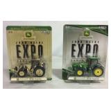 2 John Deere Expo 8230 Tractors