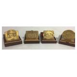 4 John Deere desk plaques