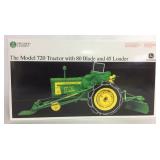 John Deere 720 tractor w/80 blade & 45 loader