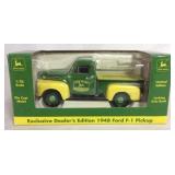 John Deere 1948 Ford F-1 Pickup locking coin bank