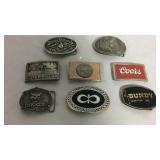 8 belt buckles