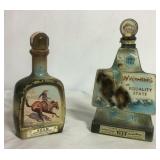 2 collector Jim Beam Decanters