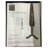 Athabascan Double Volute Dagger