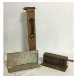 3 vintage salesman sample latches