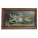 Vintage duck painting