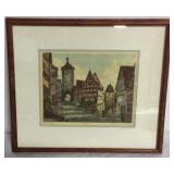 Antique Hand Colored Steel Engraving
