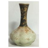 Victorian Enamel Decorated Flower Vase