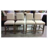 4 padded Upholstered chairs
