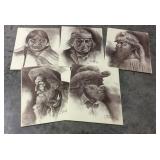 Set of 5 Norberto Reyes