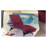 2 Sunbrella chaise lounge sushions