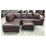 Top Grain Leather Sectional