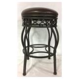 Metal barstool with swivel seat