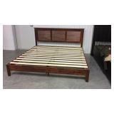 King size Wood Platform Bed