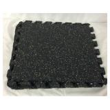6 Interlocking rubber floor mats