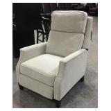 Fabric pushback recliner