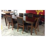 Dining table & 6 chairs