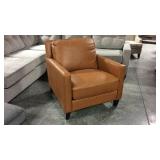 Leather arm chair