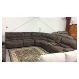 6 pc power recline sectional sofa