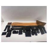Assorted Belts and Tactical Gear Collection