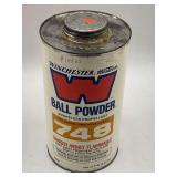 Winchester Western Ball Powder 748 Smokeless Propellant Can