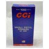 CCI Small Pistol Primers No. 500 - 1000 Count