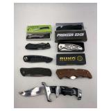 Assorted Pocket and Fixed Blade Knives - Eagle Eye, Premier Edge, RuKo, Forman Manhole and More