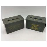 Two Military Ammo Cans