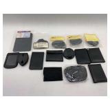 Assorted Collection of Law Enforcement Badge Holders and Cases