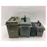 Lot of Four Ammo Storage Boxes - Cabela's, Plano & More