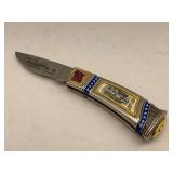 Franklin Mint Battle of Fredericksburg Pocket Knife