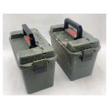 Pair of Plastic Ammo Storage Cans